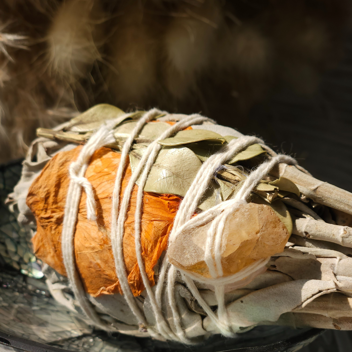 White Sage Bundle with Citrine