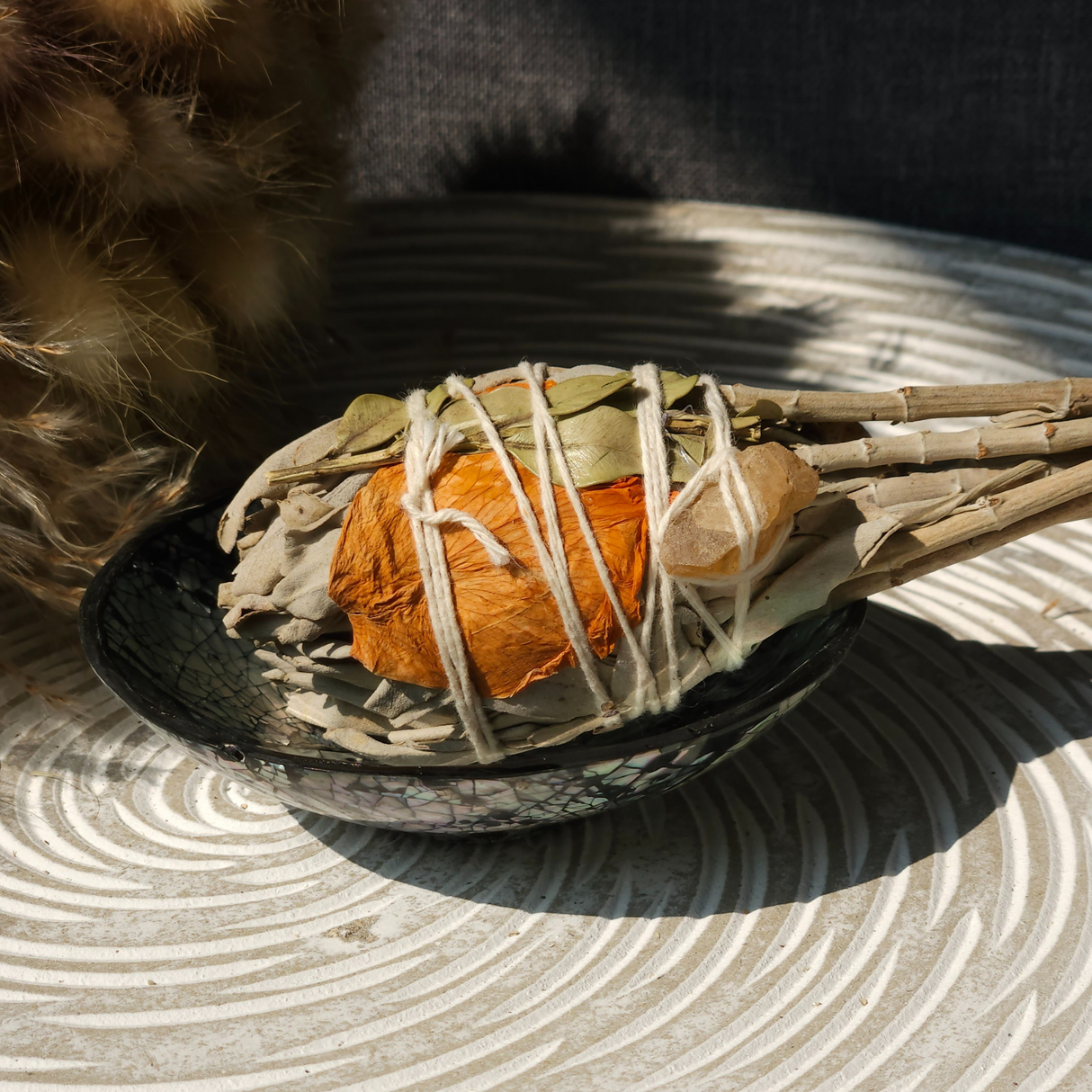 White Sage Bundle with Citrine