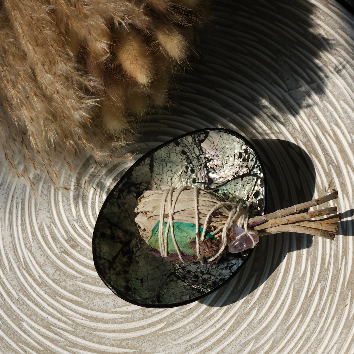White Sage Bundle with Amethyst