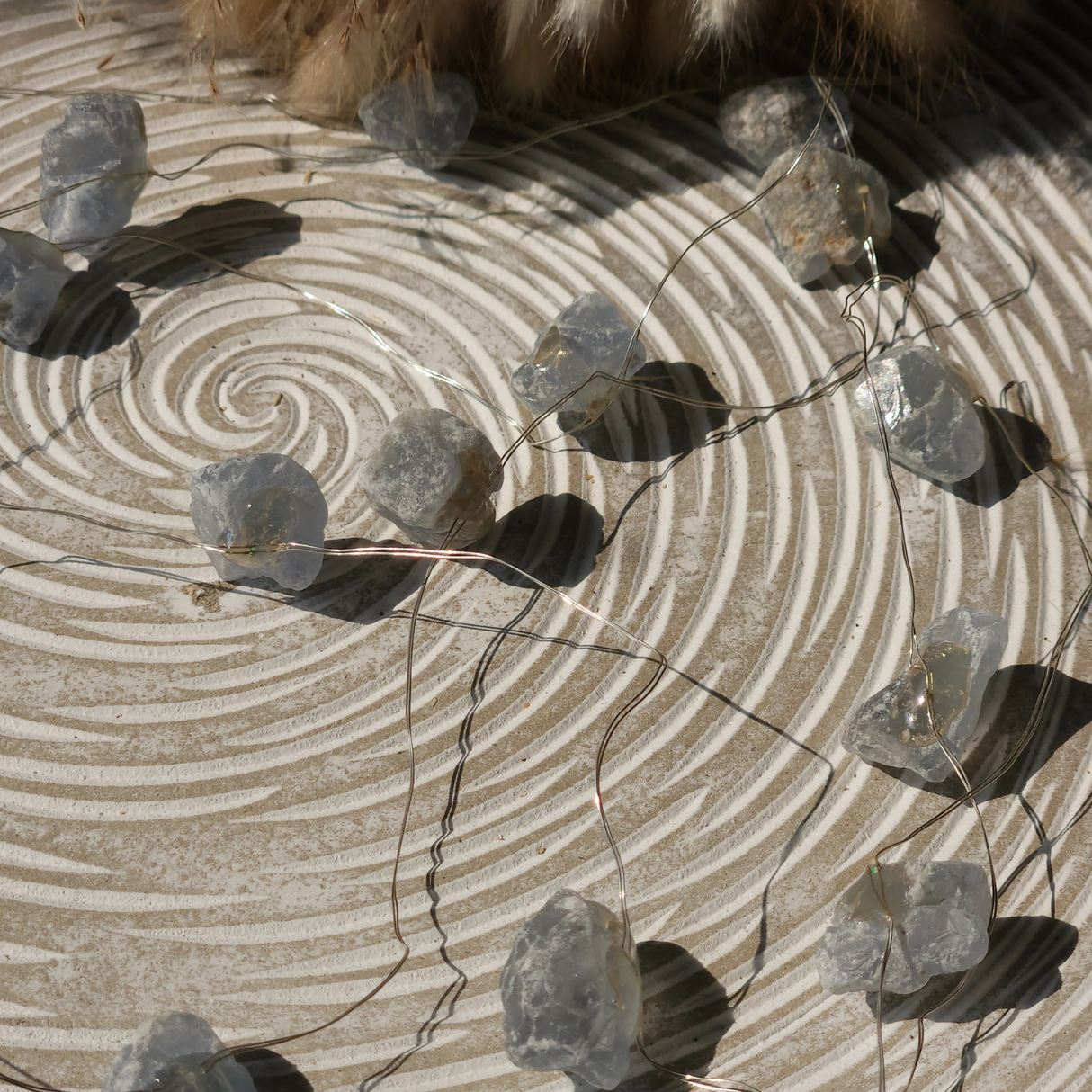 Celestite Gemstone Lights