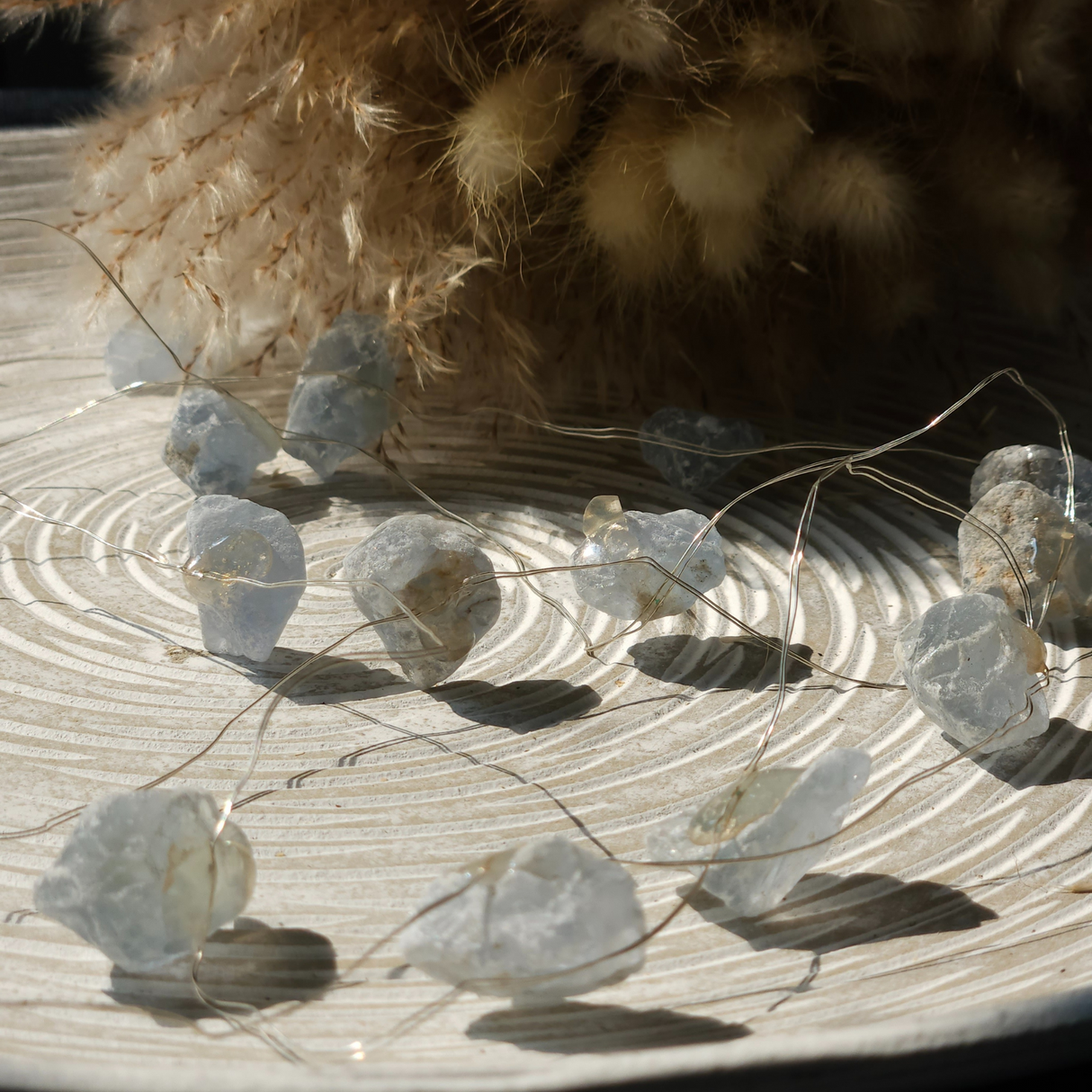 Celestite Gemstone Lights