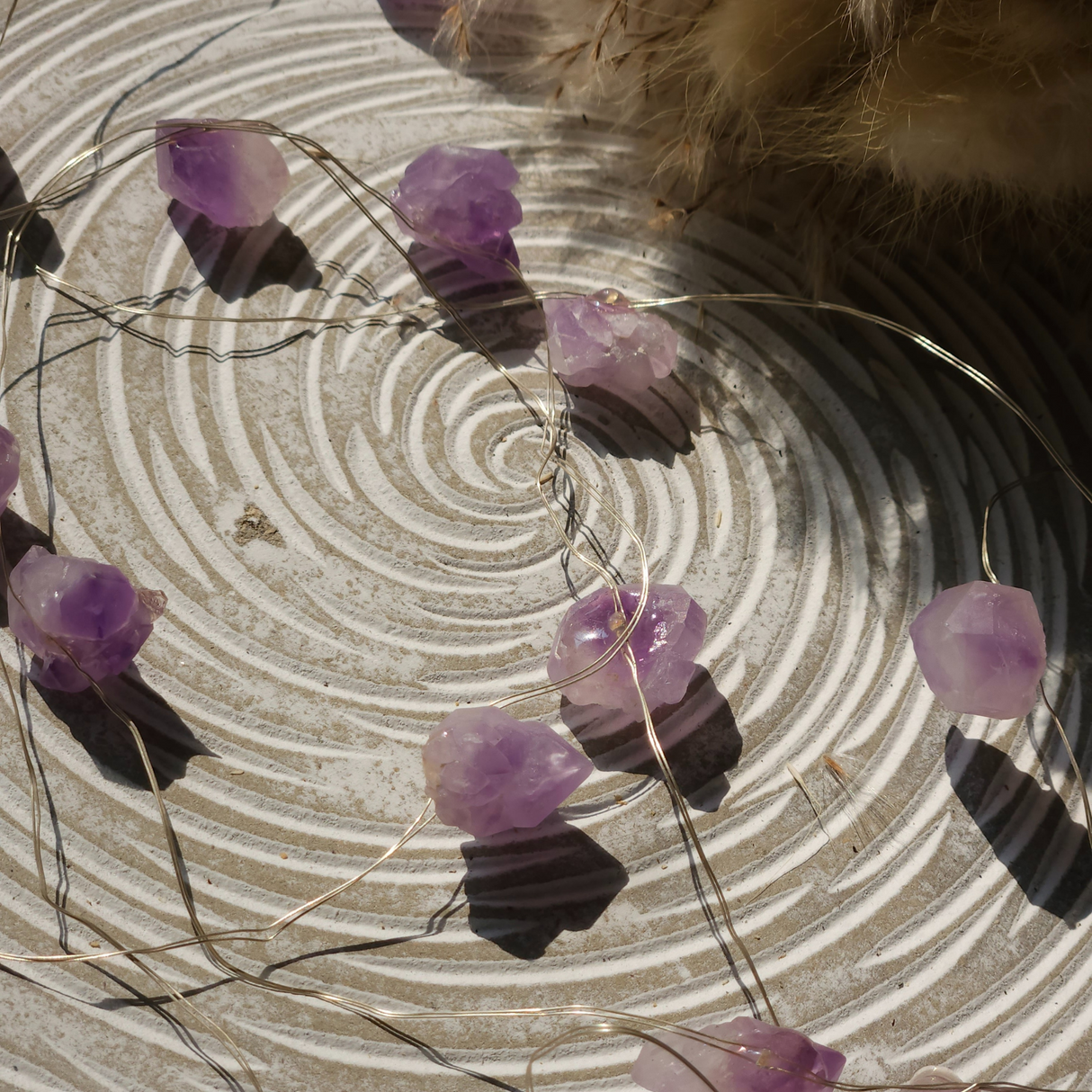 Amethyst Gemstone Lights