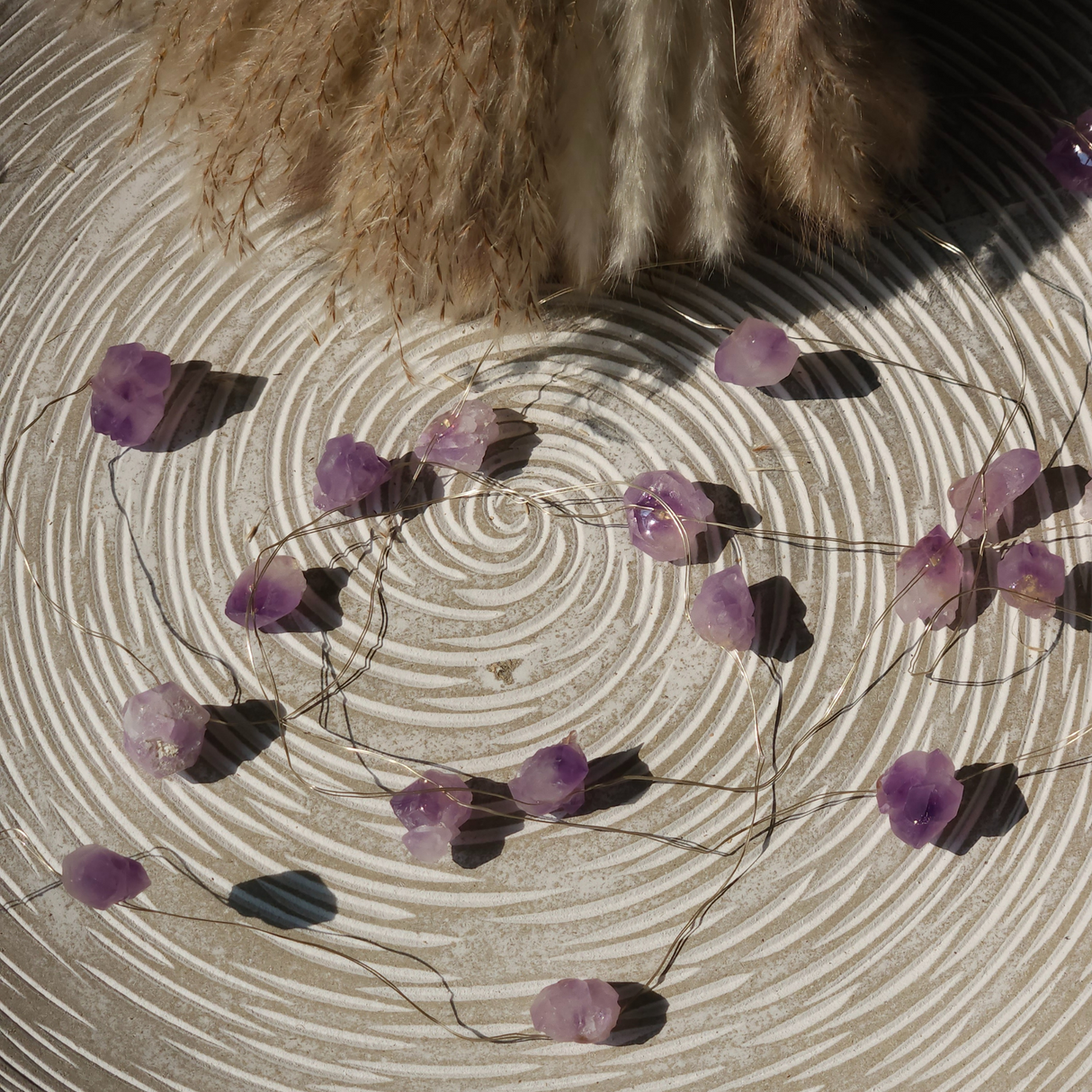 Amethyst Gemstone Lights