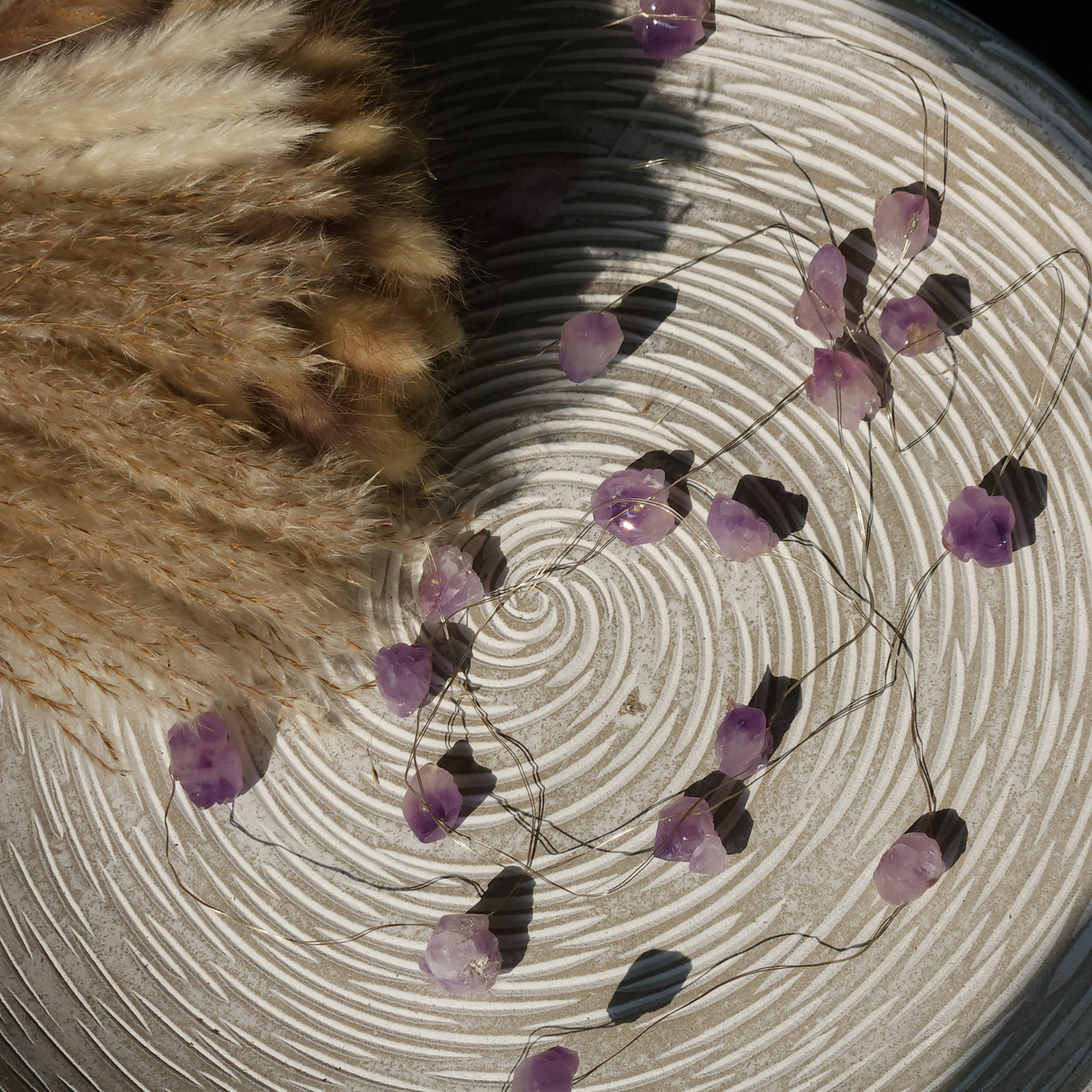 Amethyst Gemstone Lights