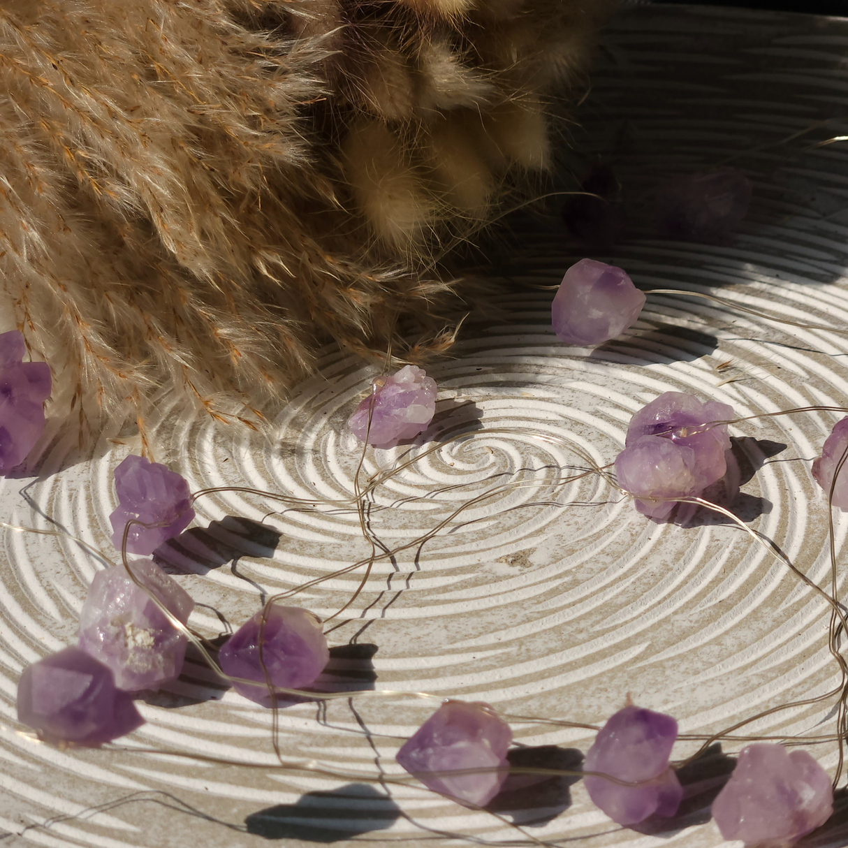 Amethyst Gemstone Lights