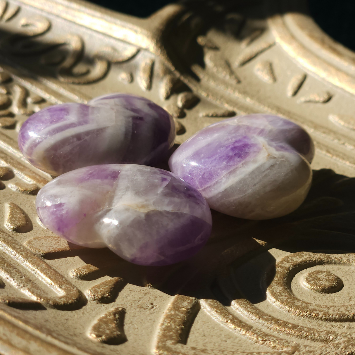 Amethyst Crystal Heart