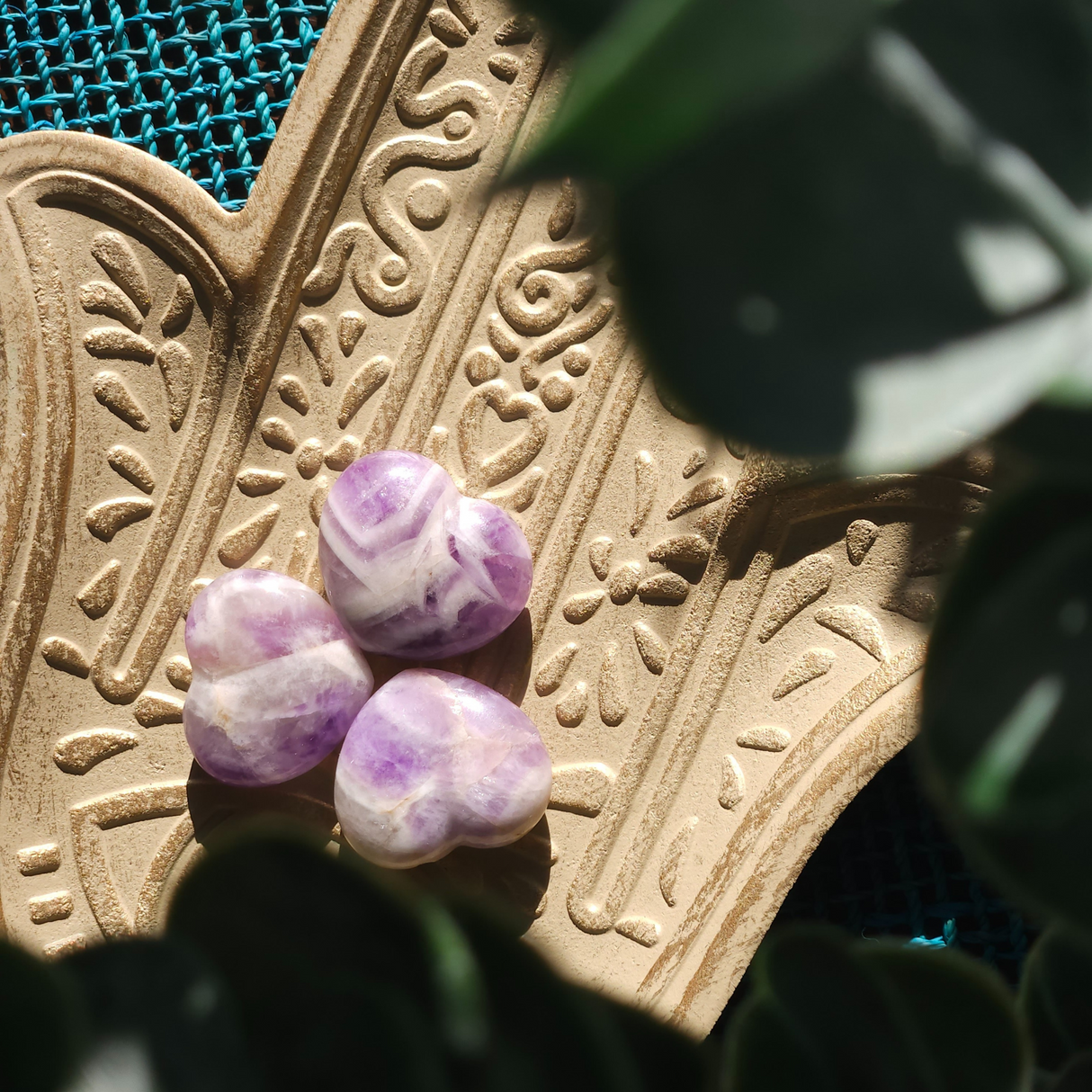 Amethyst Crystal Heart