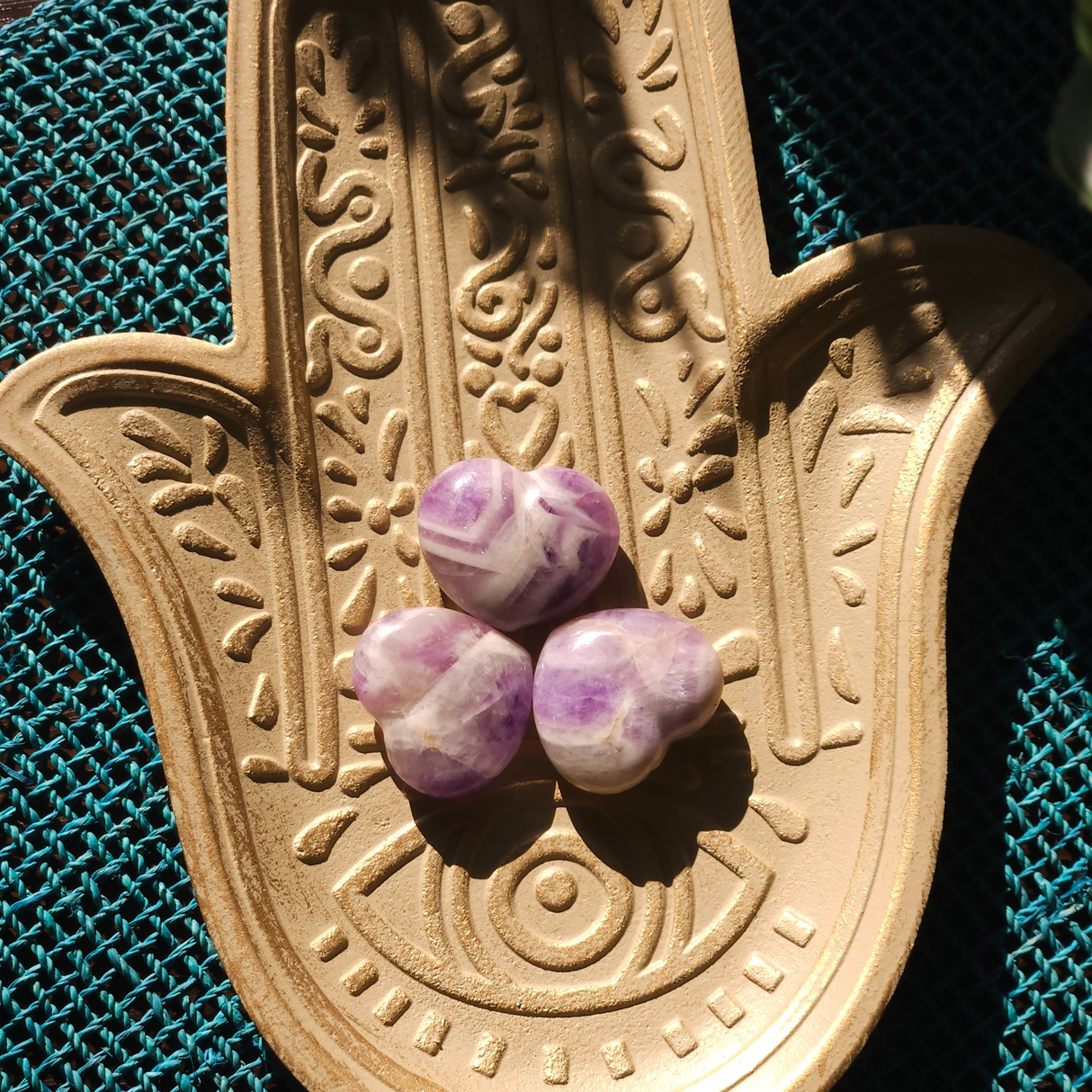 Amethyst Crystal Heart