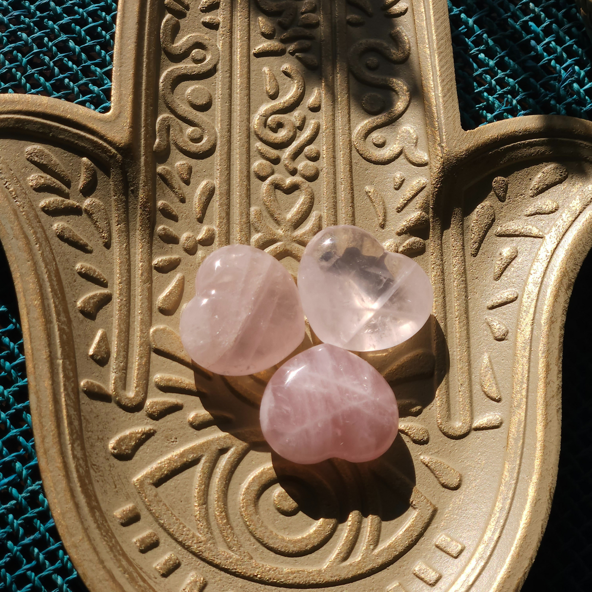 Rose Quartz Crystal Heart