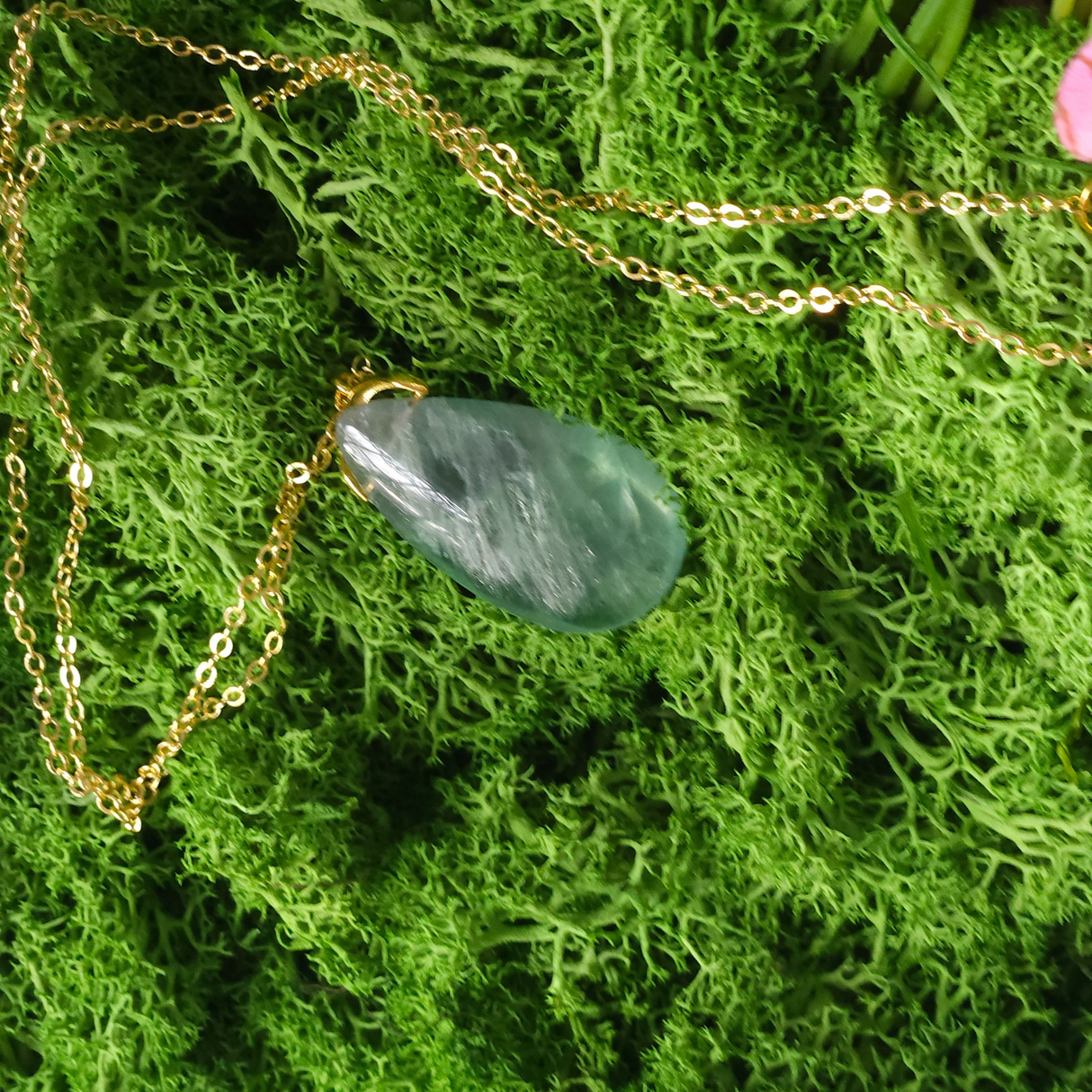 Crystal Teardrop Necklace