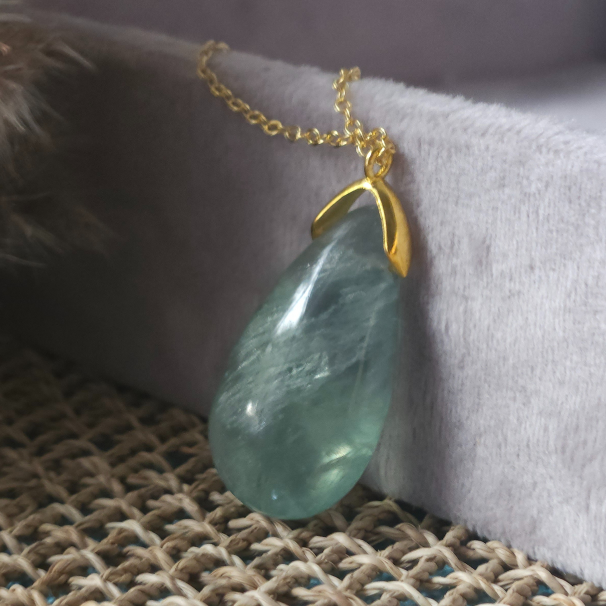Crystal Teardrop Necklace