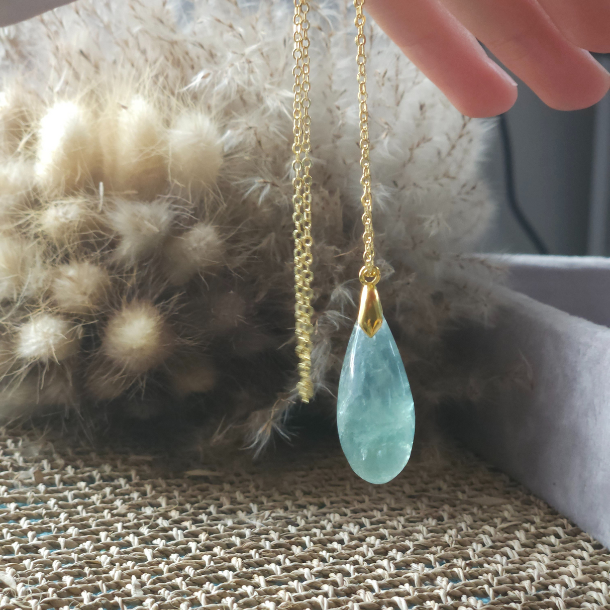 Crystal Teardrop Necklace