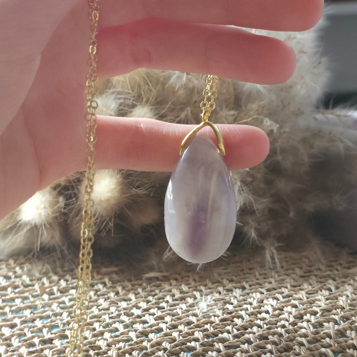 Crystal Teardrop Necklace