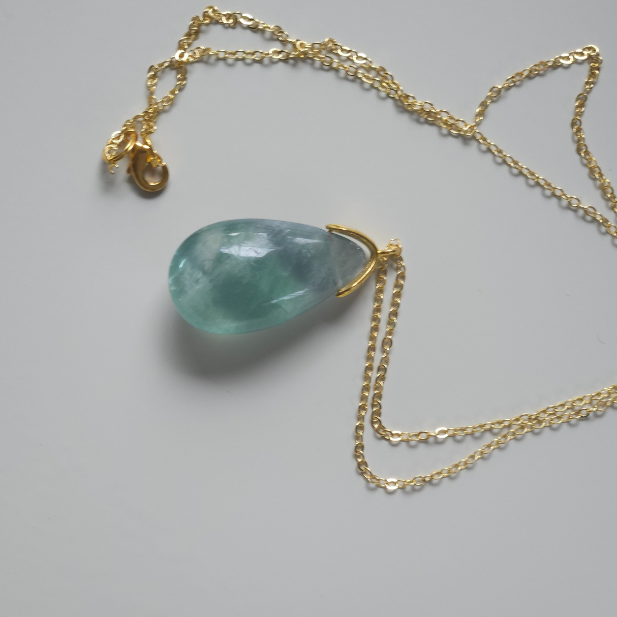 Crystal Teardrop Necklace