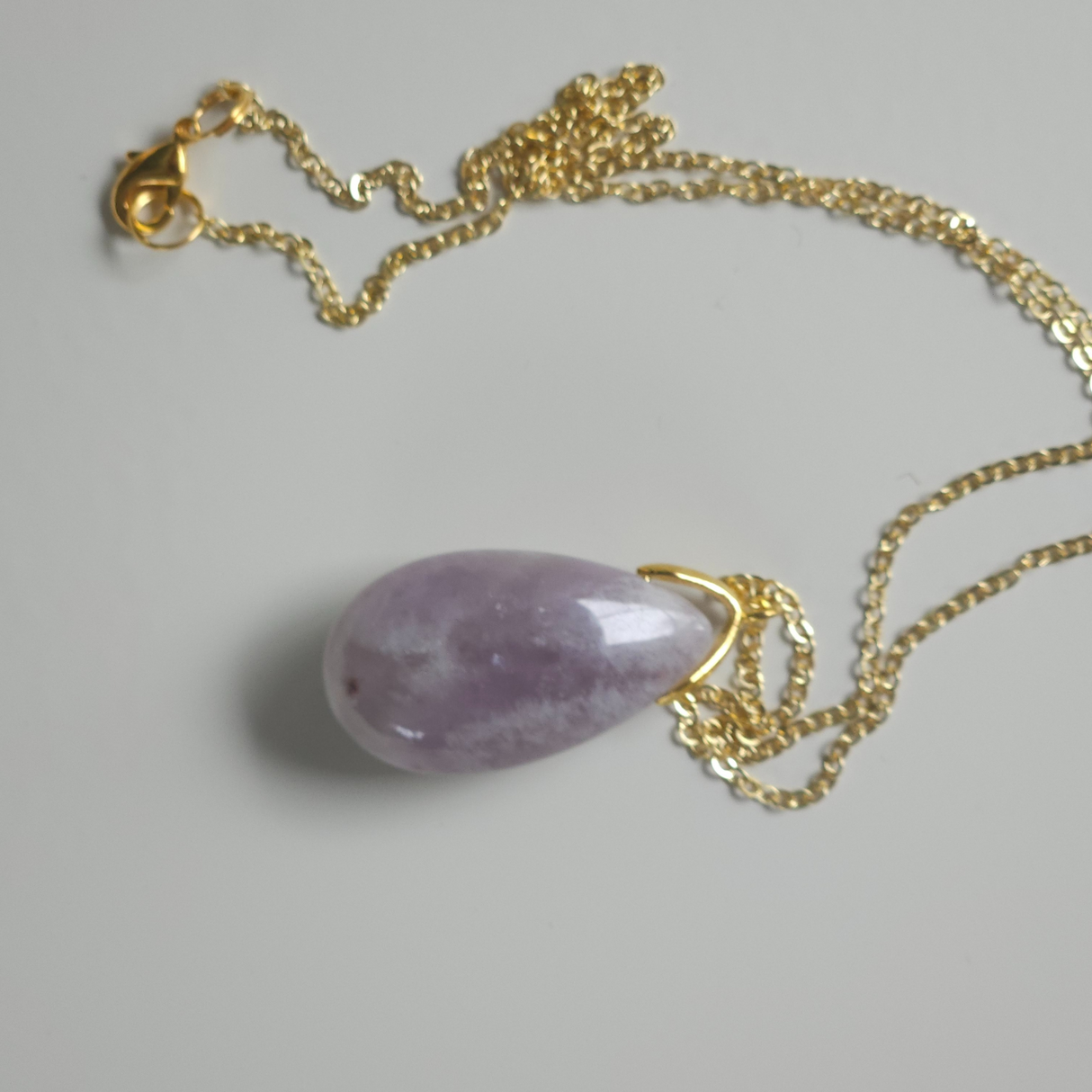Crystal Teardrop Necklace
