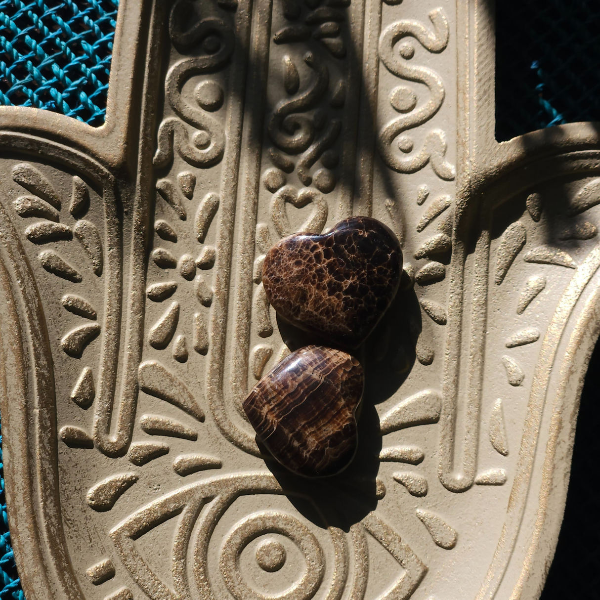 Chocolate Calcite Heart
