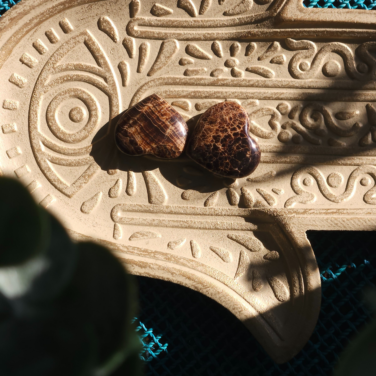 Chocolate Calcite Heart