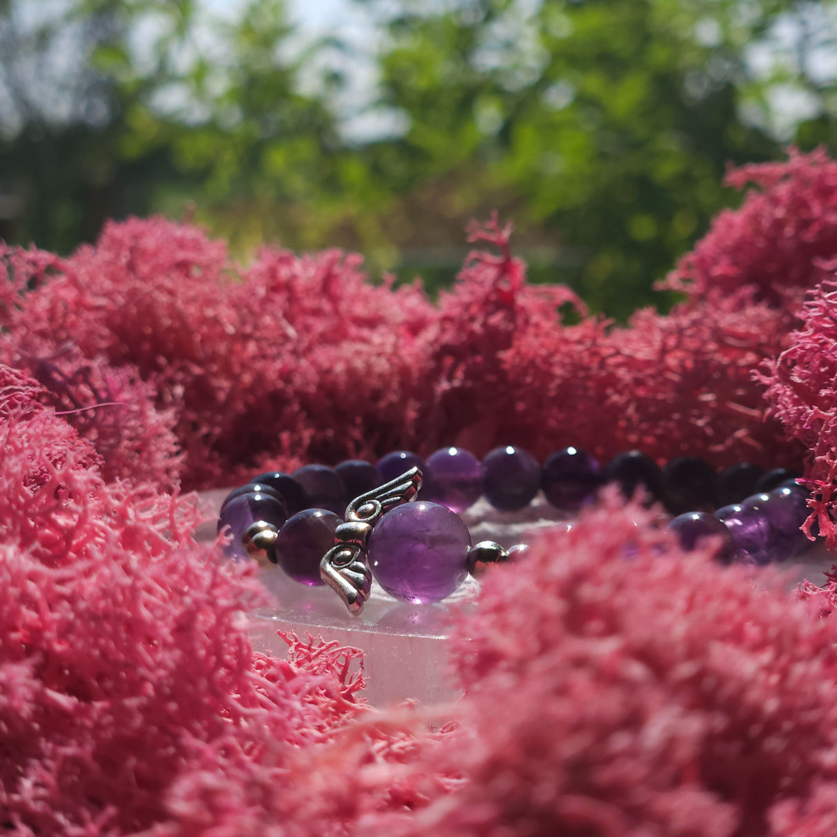 Amethyst Angel Bracelet