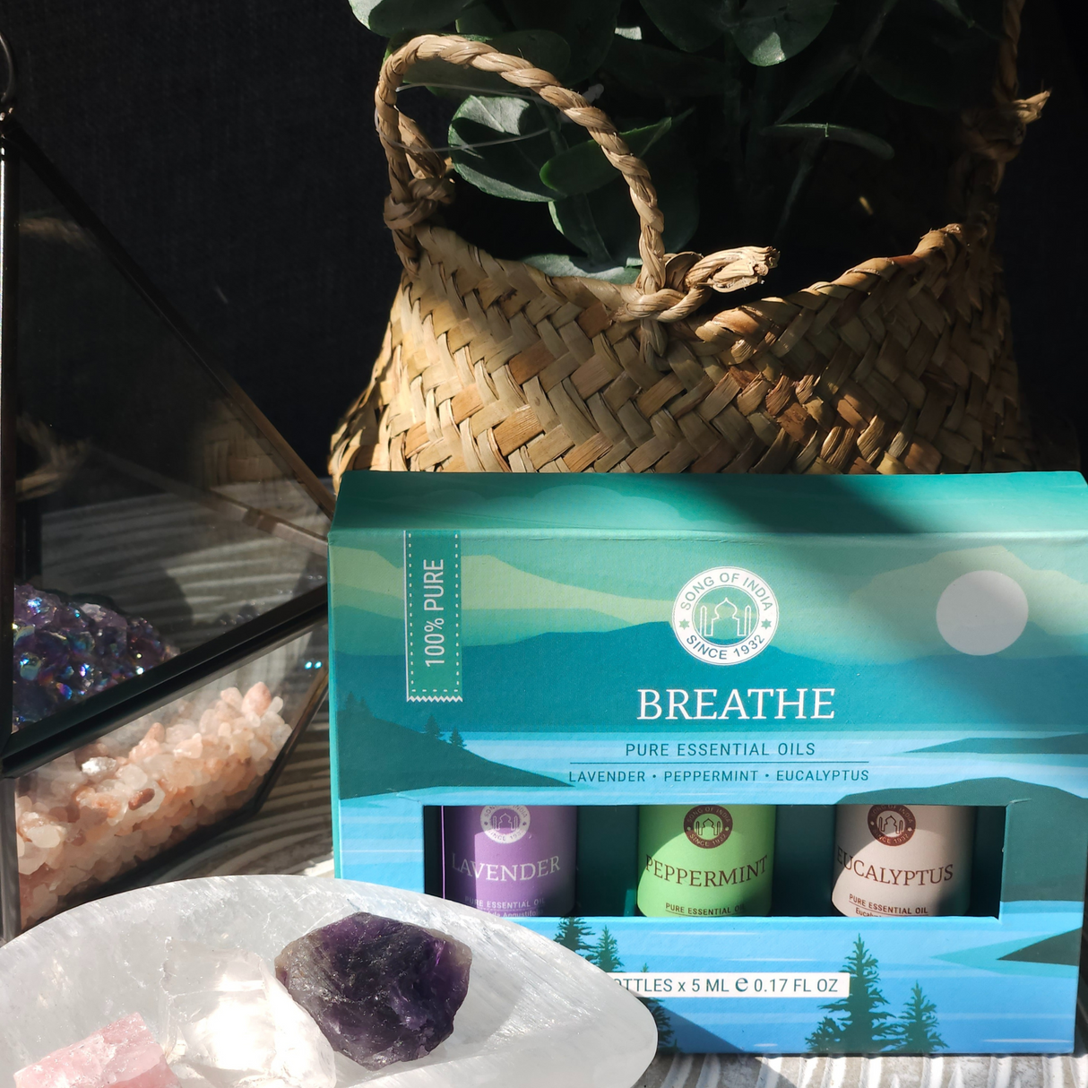 Essential oil Aromatherapy set Breathe