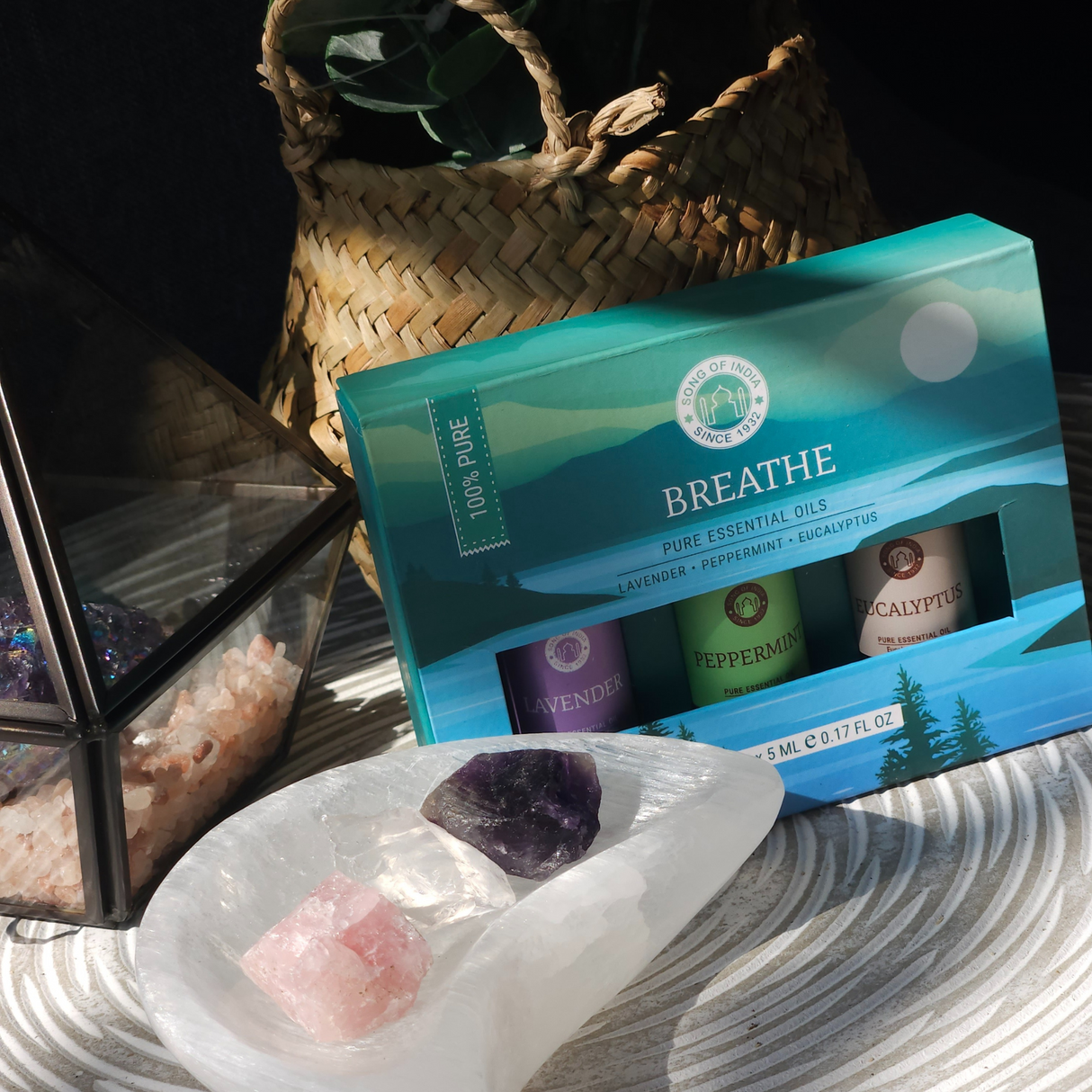 Essential oil Aromatherapy set Breathe