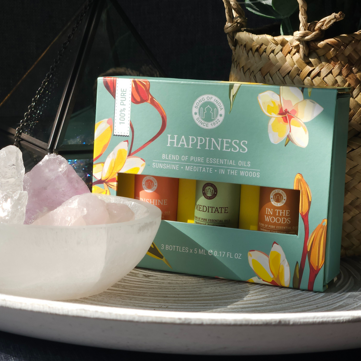 Essential oil Aromatherapy set Happiness