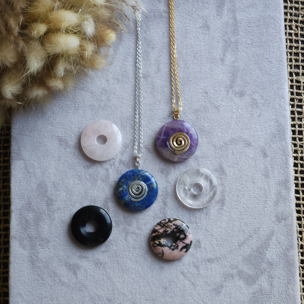 Donut (Pi Stone) Necklace