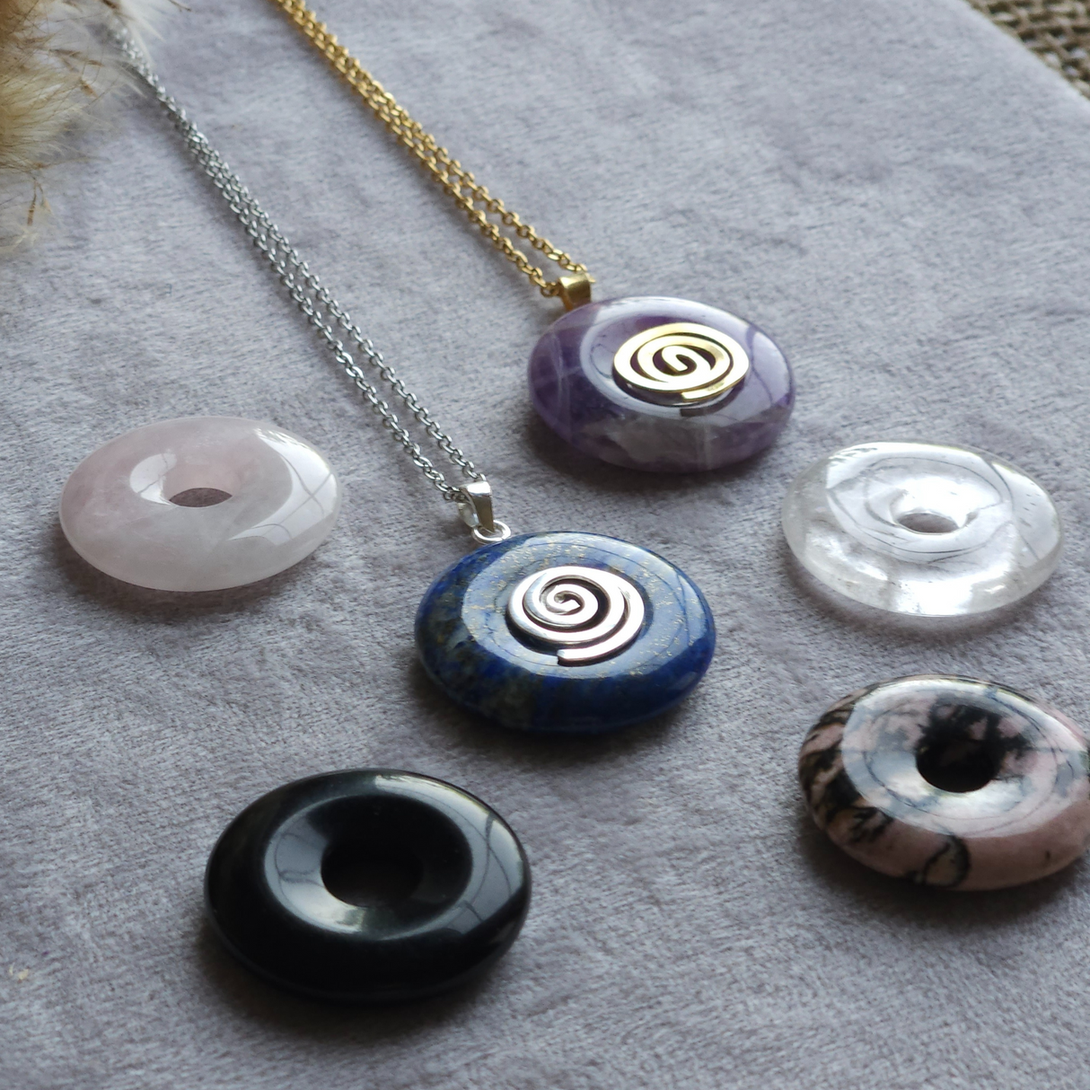 Donut (Pi Stone) Necklace