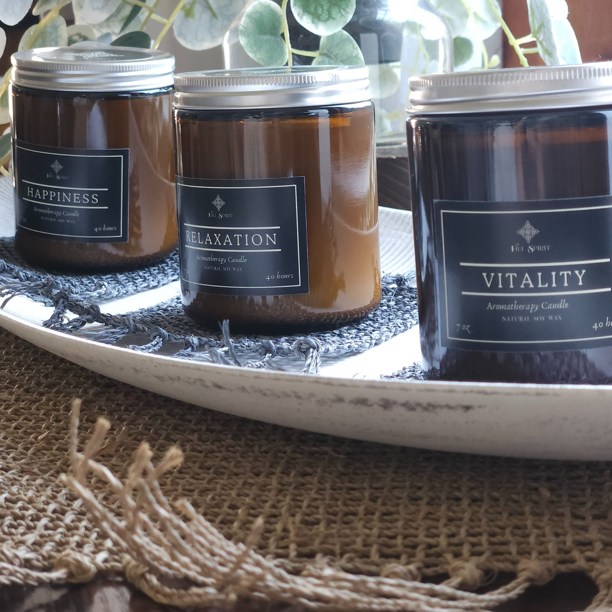 FiliSpirit Aromatheraphy Candle Happiness