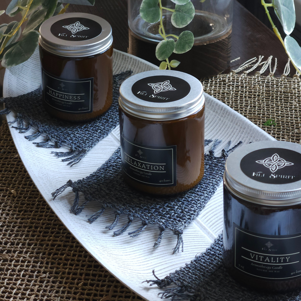 FiliSpirit Aromatheraphy Candle Happiness