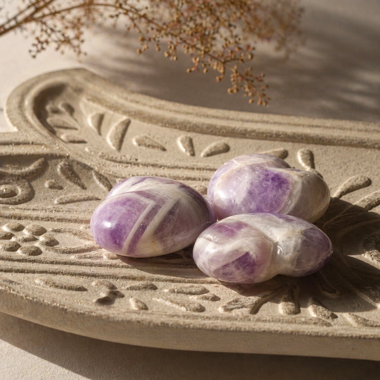 Amethyst Crystal Heart