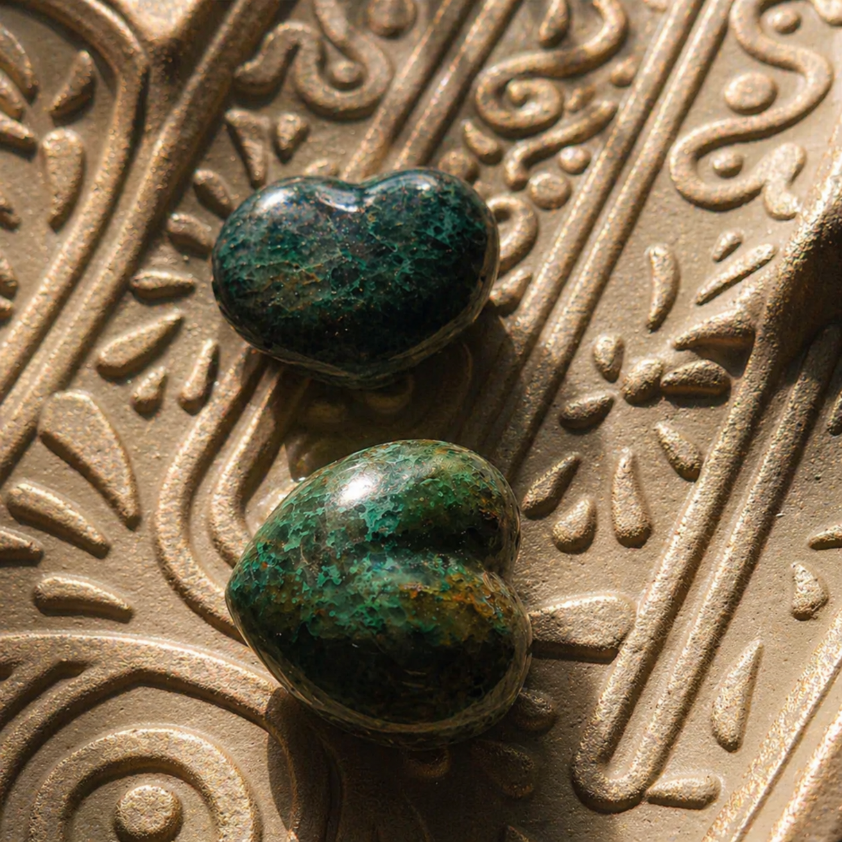 Chrysocolla Heart