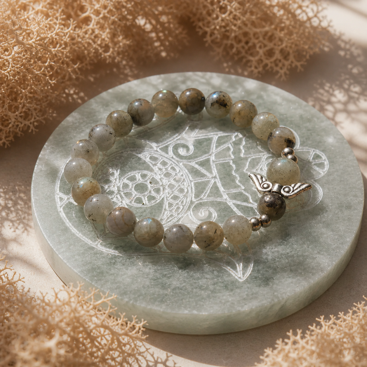 Labradorite Angel Bracelet