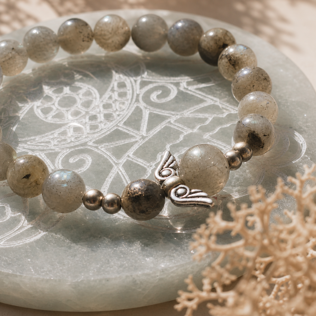 Labradorite Angel Bracelet