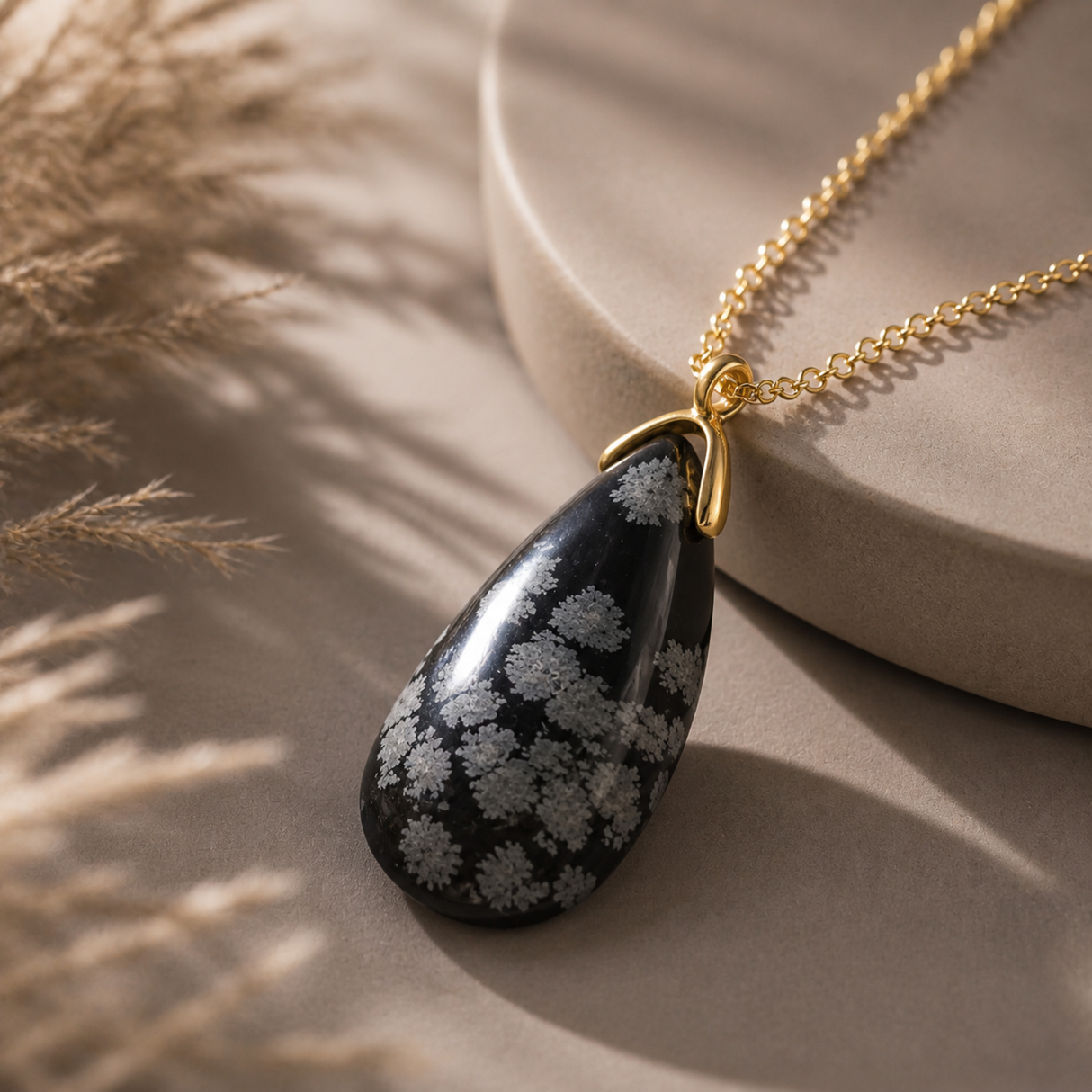 Crystal Teardrop Necklace
