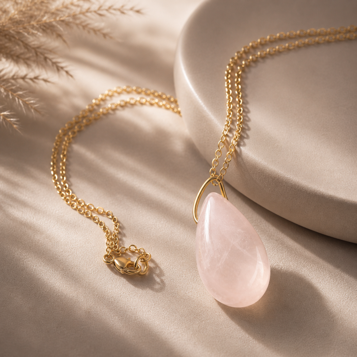 Crystal Teardrop Necklace