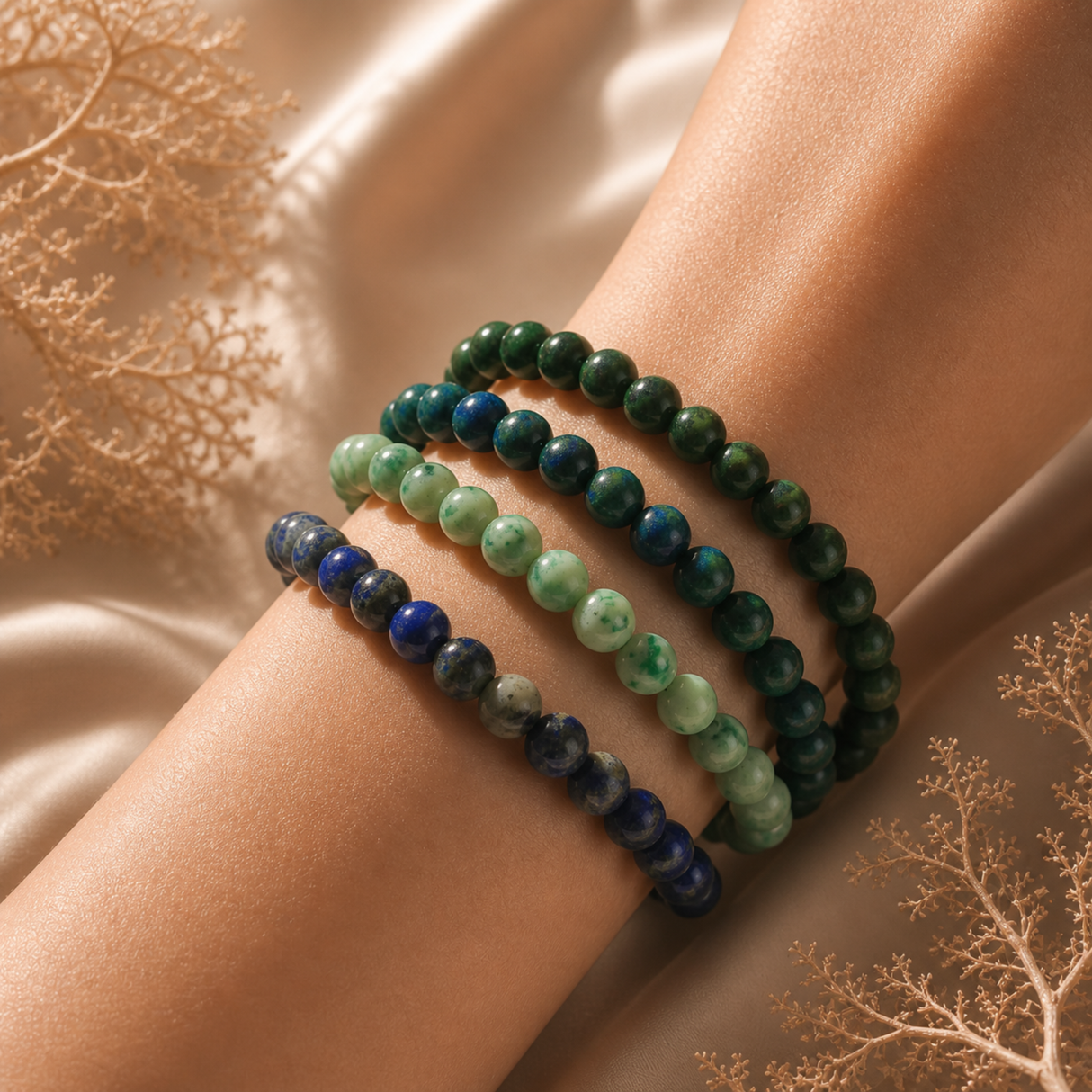 Communication & Wisdom Bracelet Set