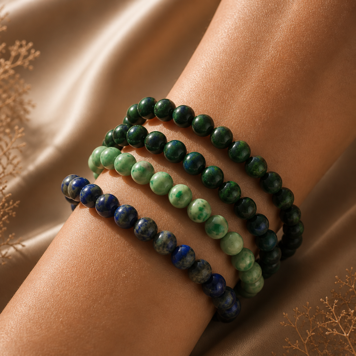 Communication & Wisdom Bracelet Set