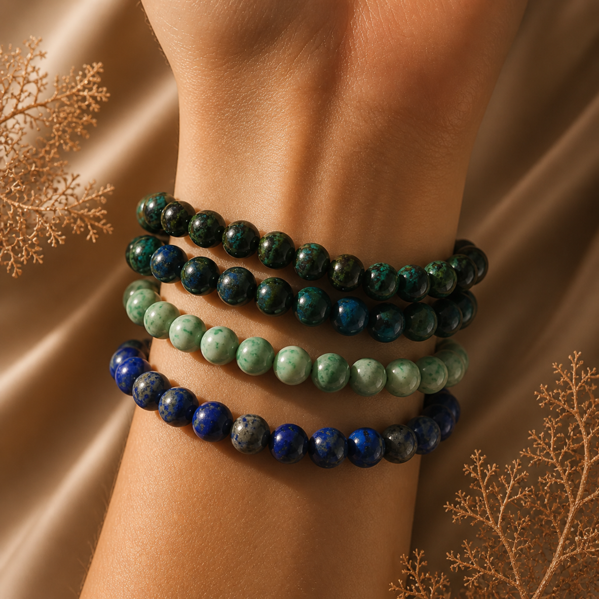 Communication & Wisdom Bracelet Set