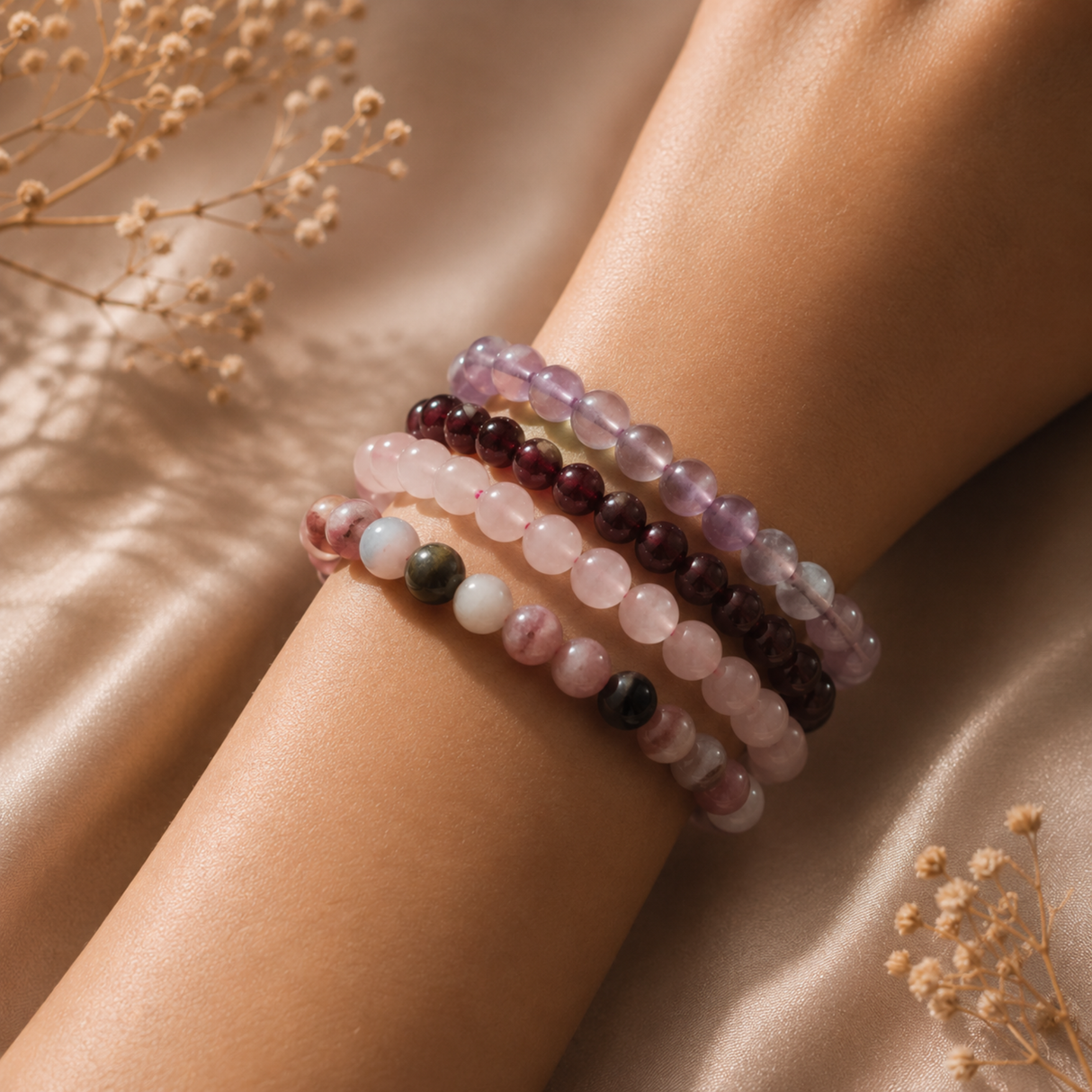 Anxiety free & Calmness Bracelet Set