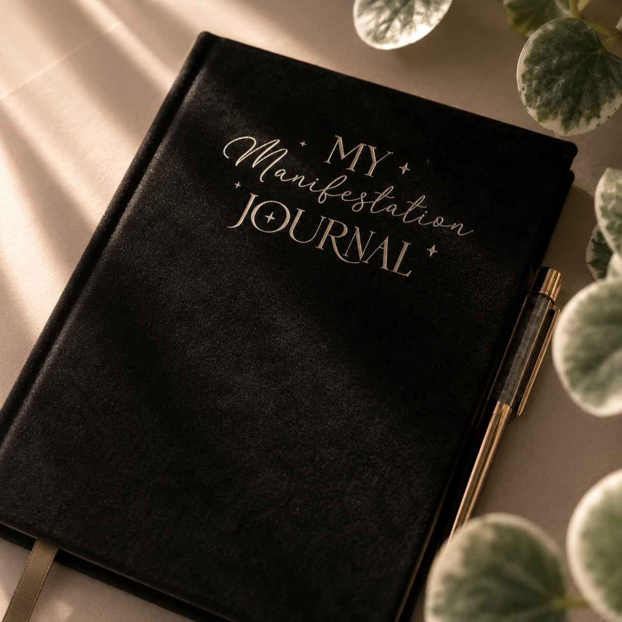 Manifestation Journal with Amethyst Pen
