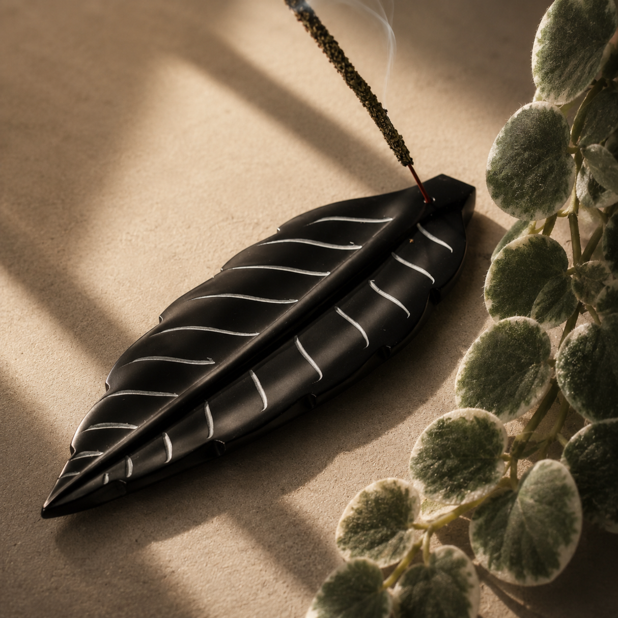 Incense Stick Burner Leaf-shaped
