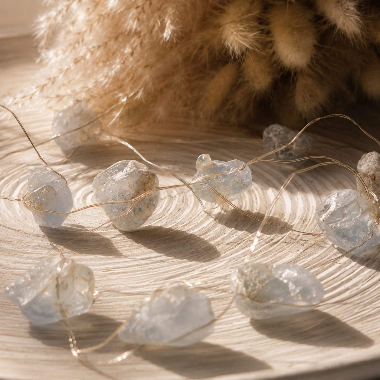 Celestite Gemstone Lights
