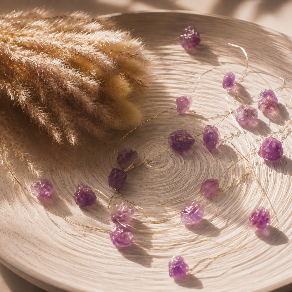 Amethyst Gemstone Lights