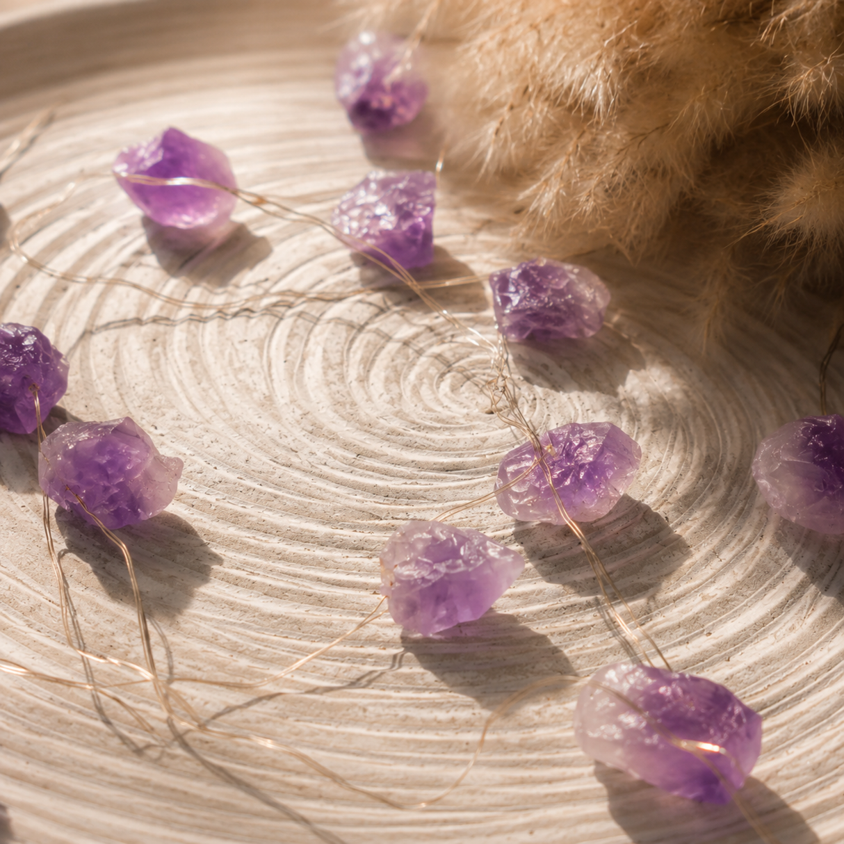 Amethyst Gemstone Lights