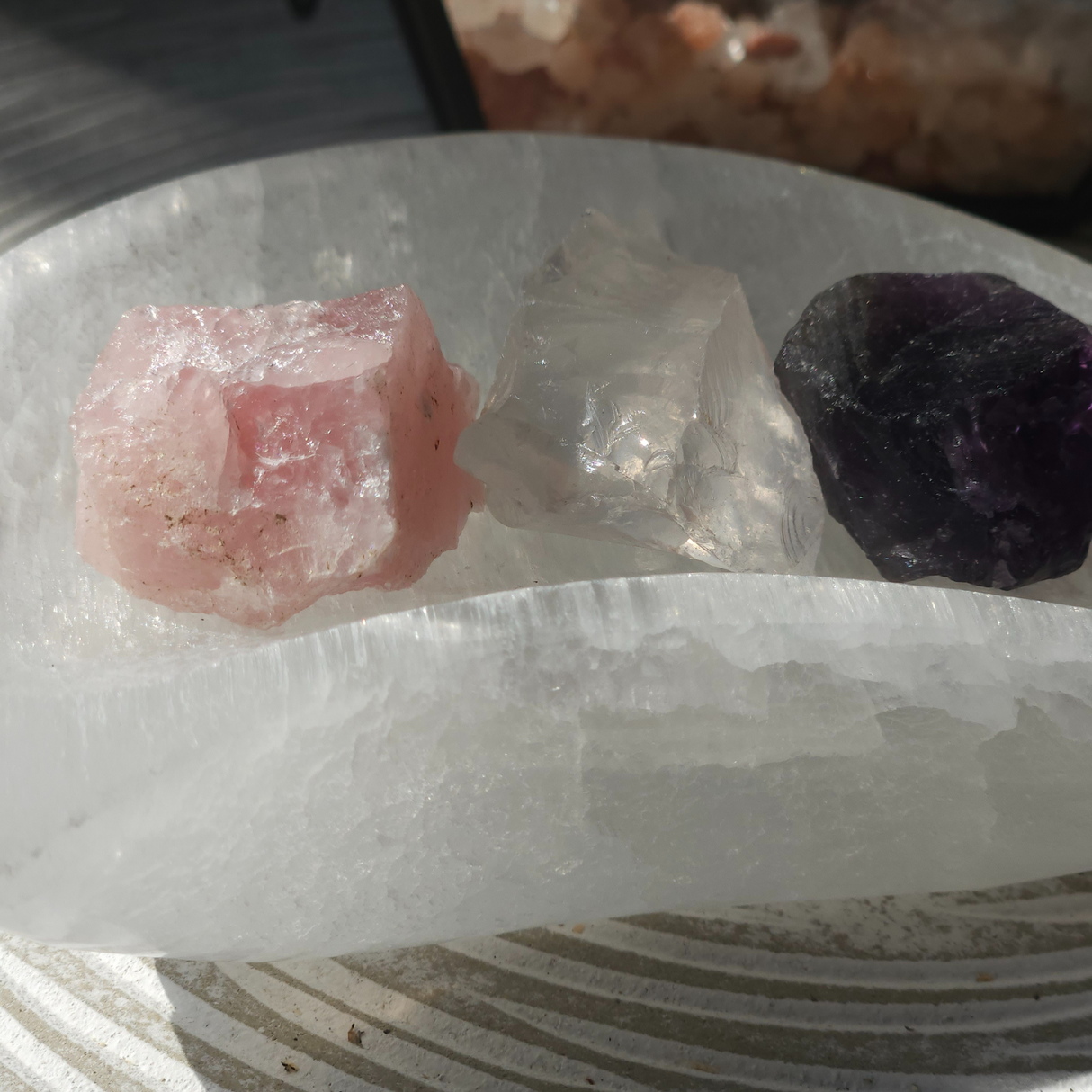 Selenite Crystal Moon Diffuser