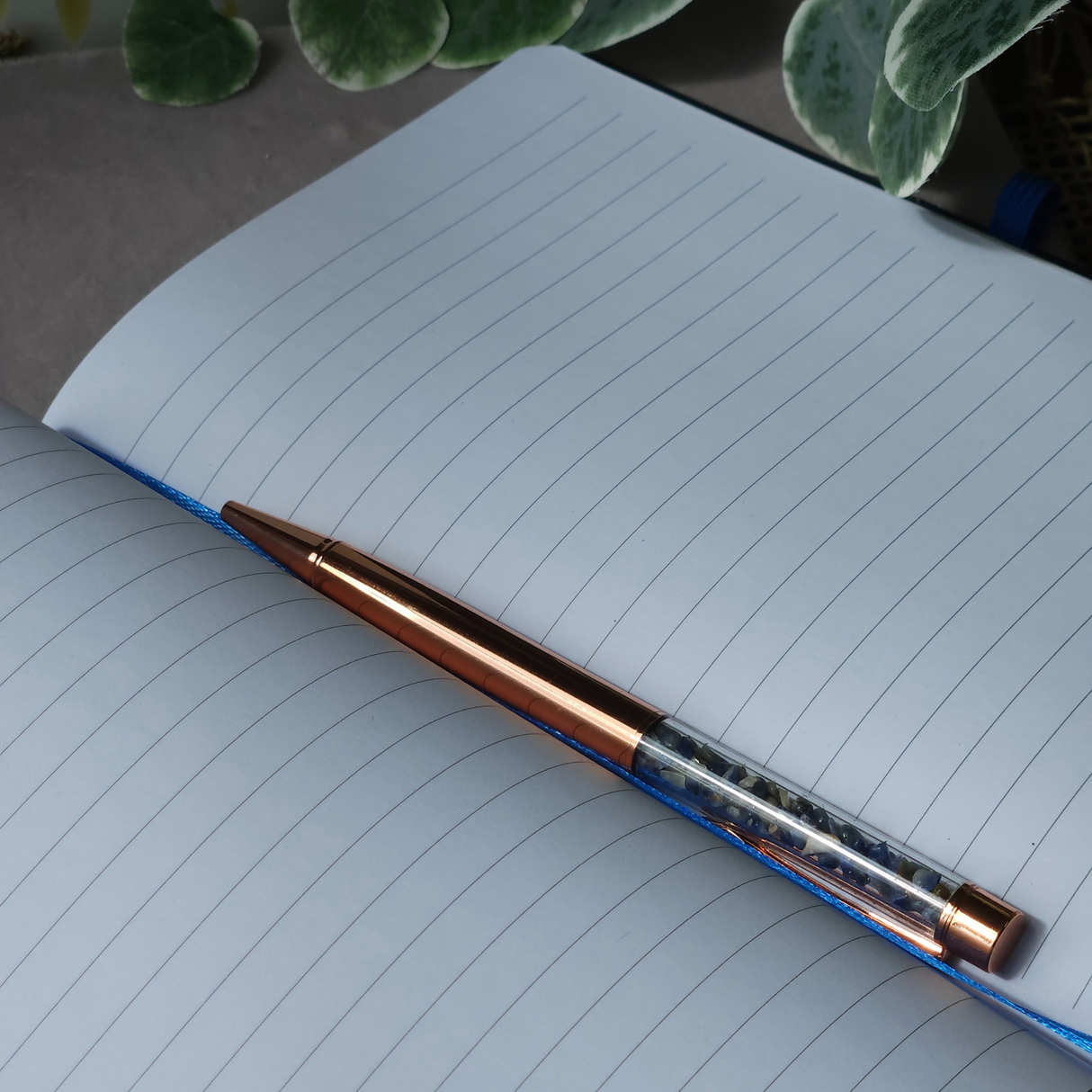 Night Owl Journal with Sodalite Pen