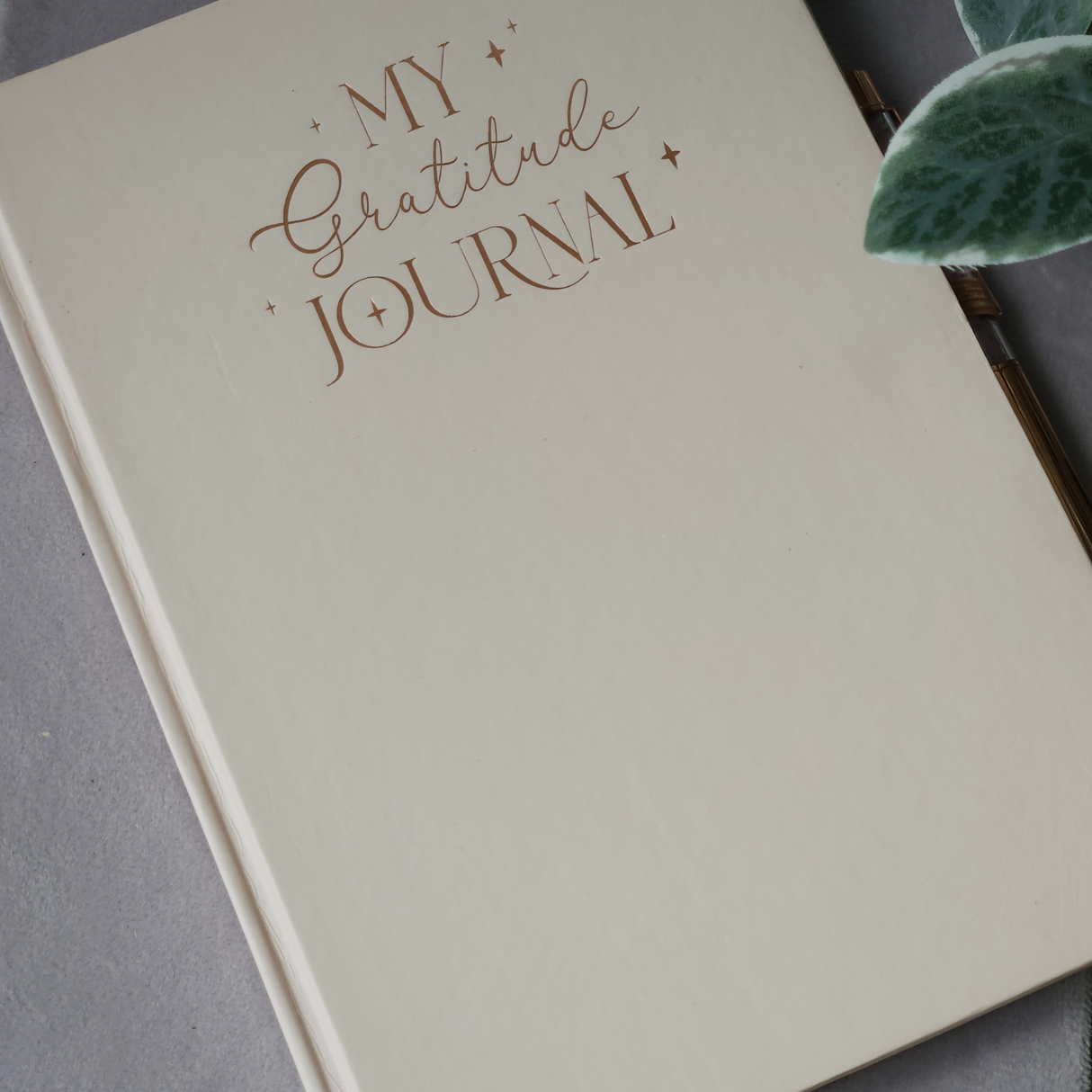 Gratitude Journal with Rose Quartz Pen