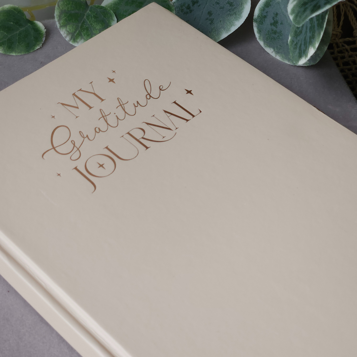 Gratitude Journal with Rose Quartz Pen