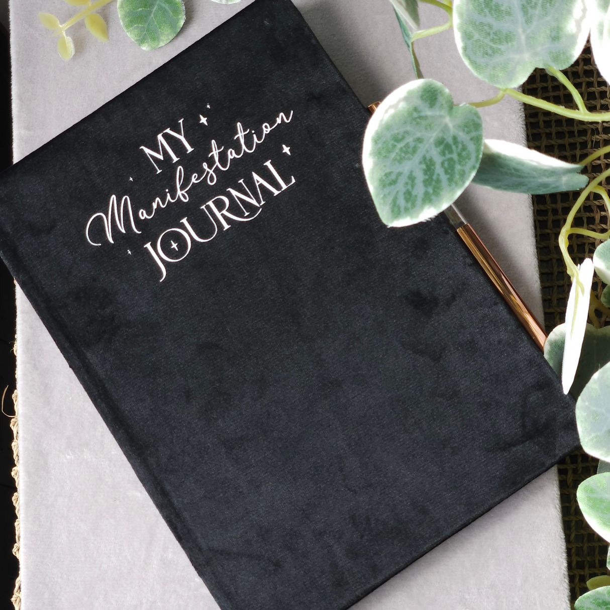 Manifestation Journal with Amethyst Pen