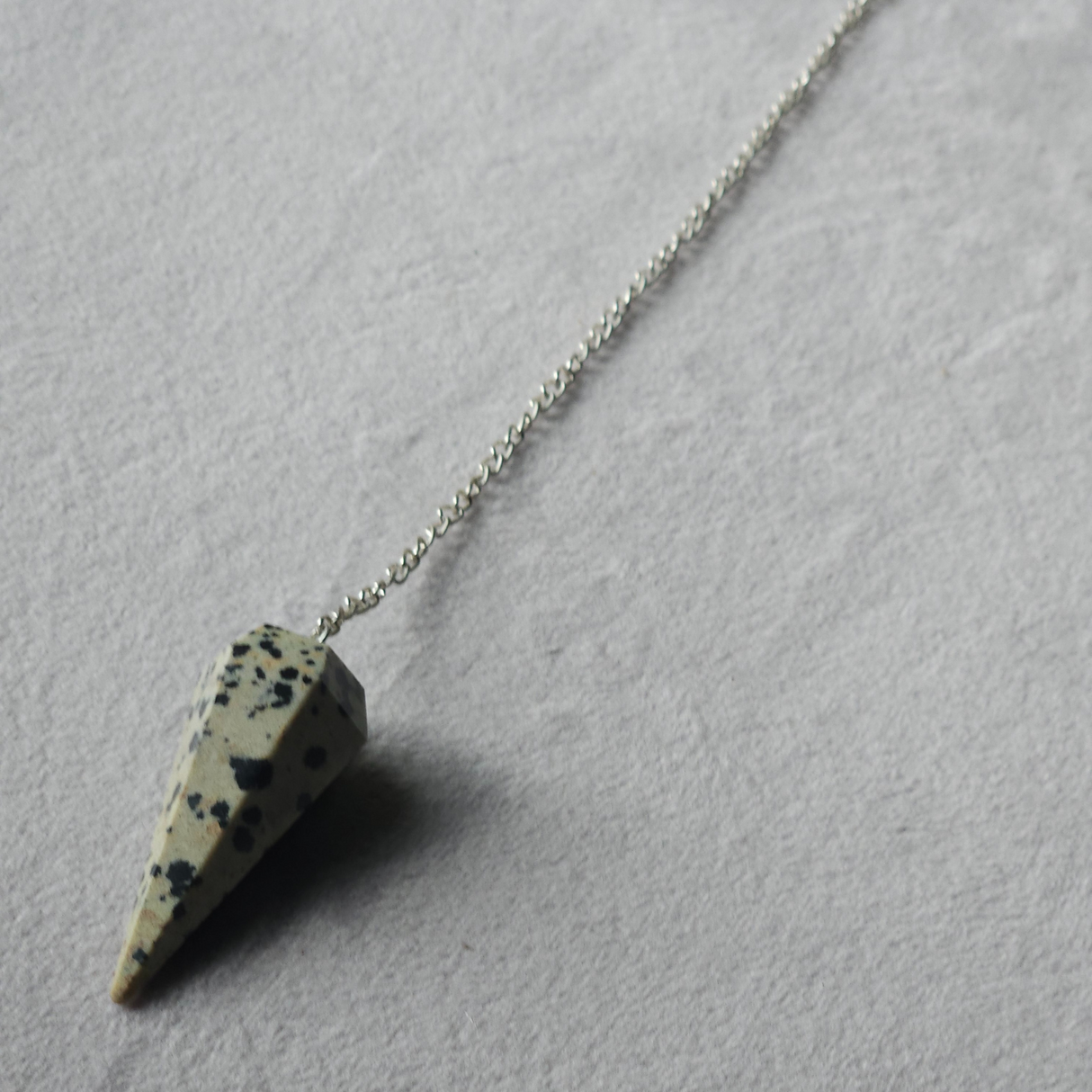 Dalmation Jasper Pendulum